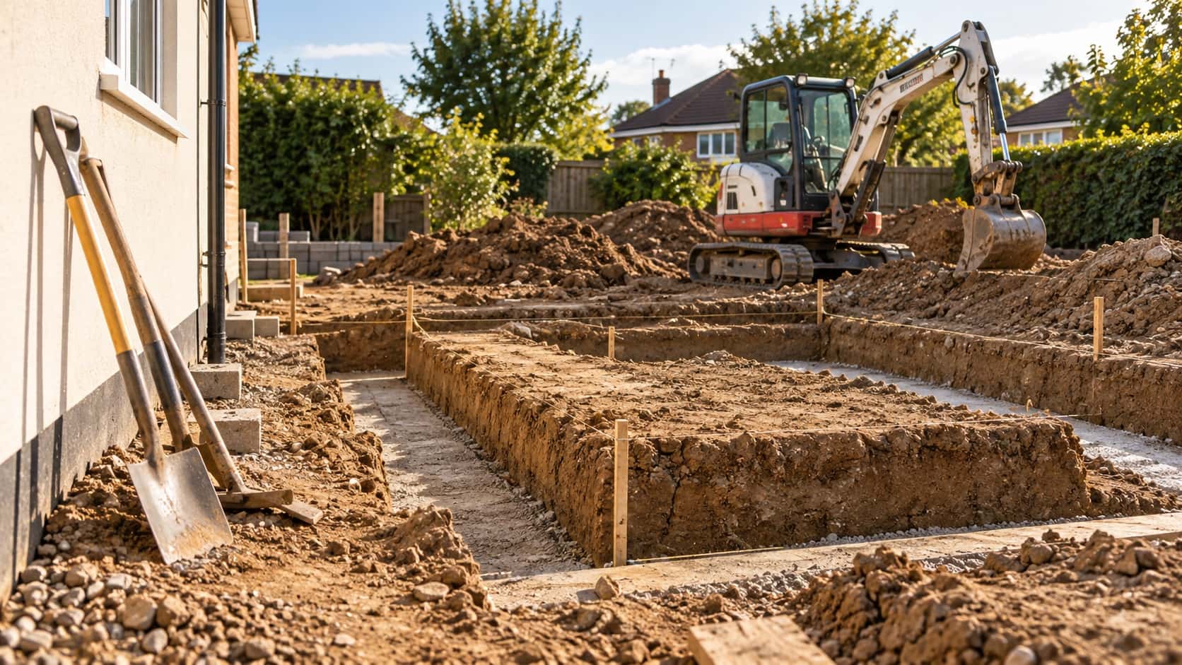 House Extension groundwork Torquay 001